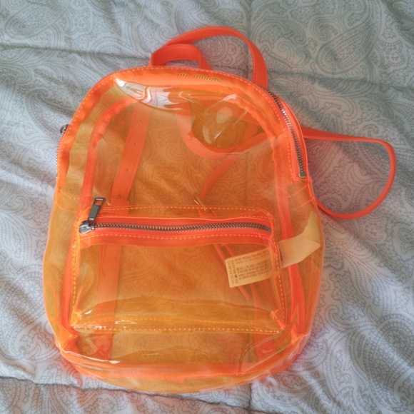 forever 21 transparent backpack